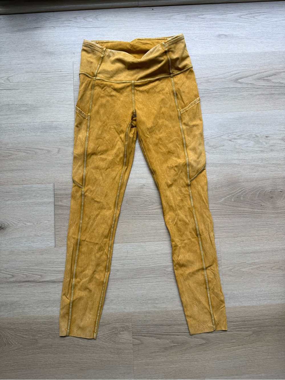 Lululemon Fast & Free HR Tight 25" Ice Wash Spiced Bronze 6